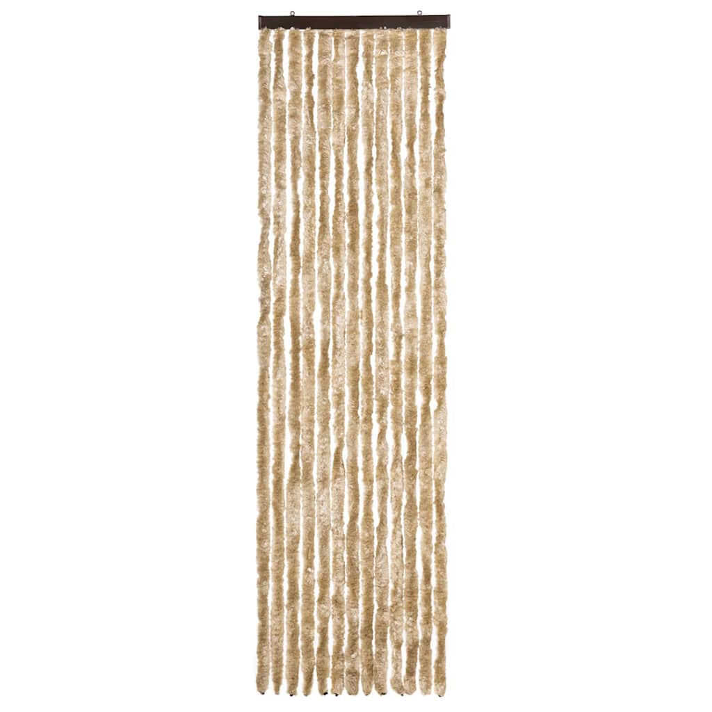 315135 vidaXL Insect Curtain Beige 56x200 cm Chenille