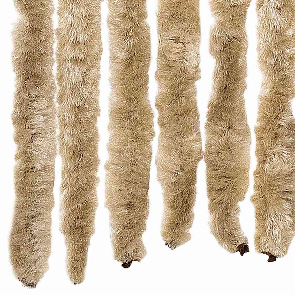 315135 vidaXL Insect Curtain Beige 56x200 cm Chenille