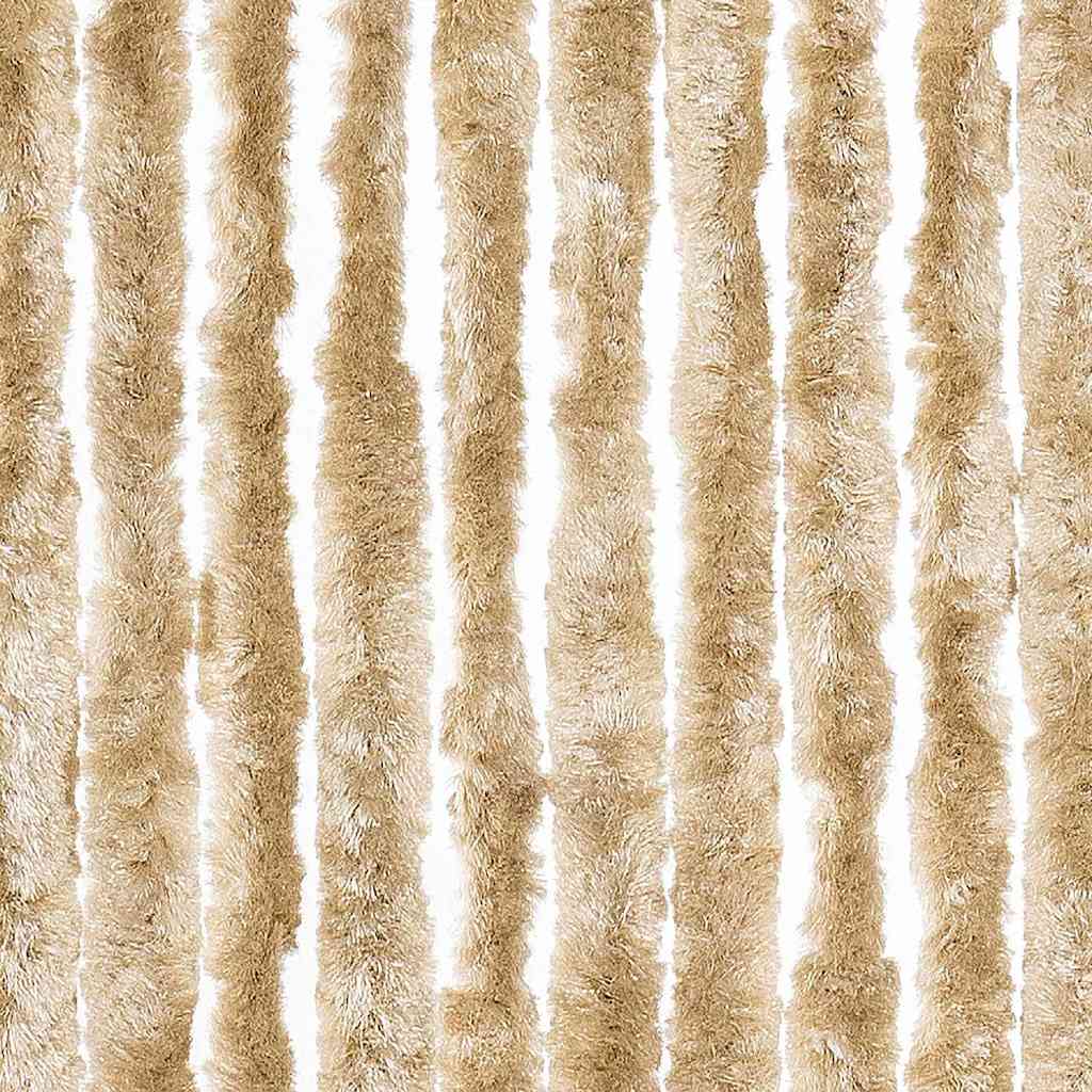 315135 vidaXL Insect Curtain Beige 56x200 cm Chenille