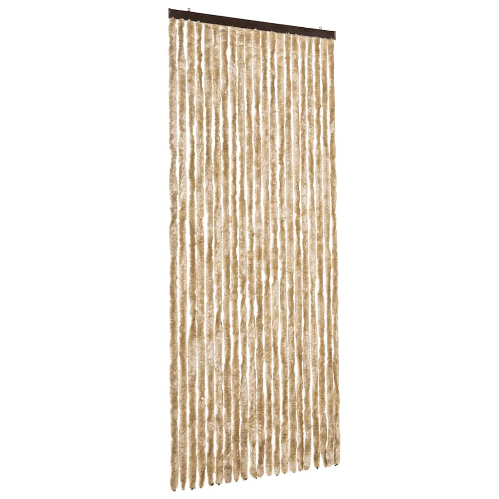 315136 vidaXL Insect Curtain Beige 90x200 cm Chenille