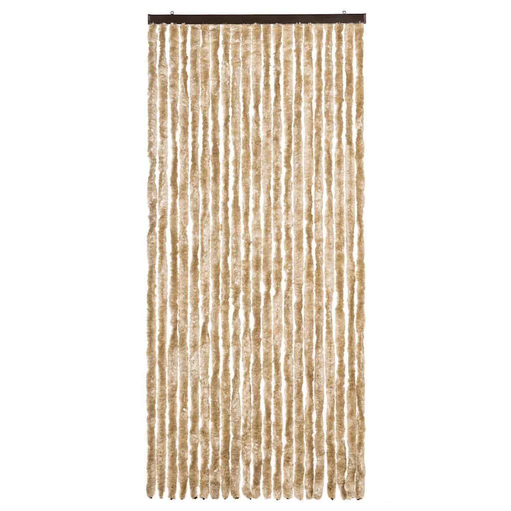 315136 vidaXL Insect Curtain Beige 90x200 cm Chenille