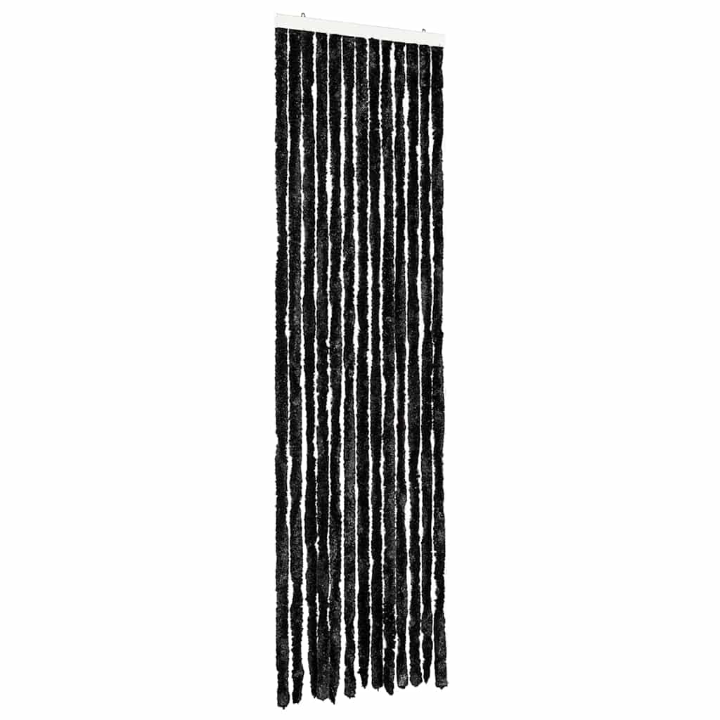 315141 vidaXL Insect Curtain Anthracite 56x200 cm Chenille
