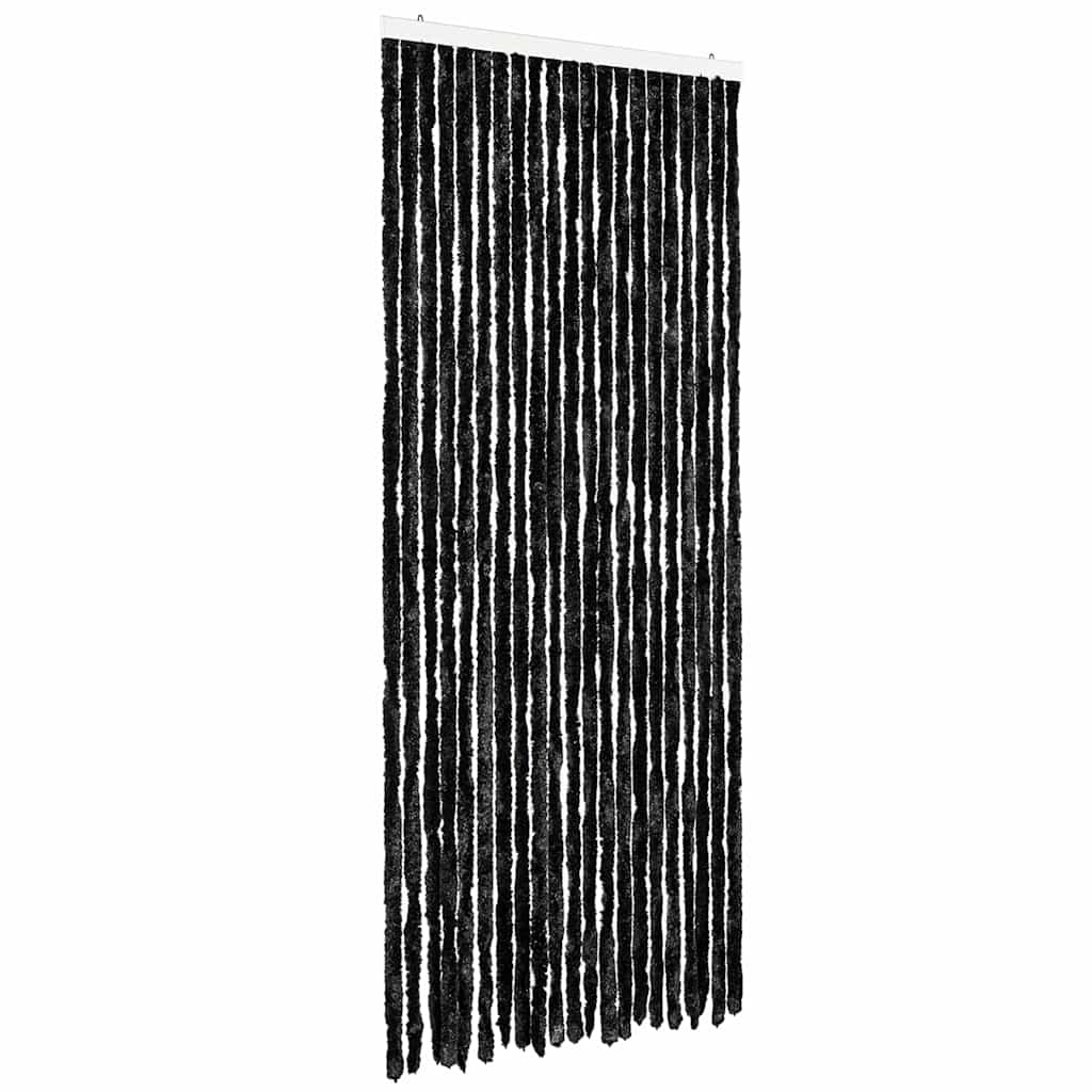 315142 vidaXL Insect Curtain Anthracite 90x200 cm Chenille