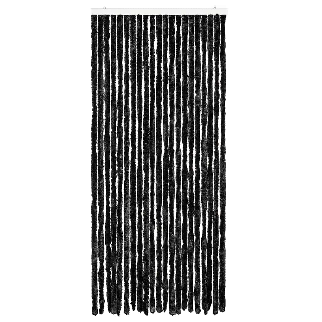315142 vidaXL Insect Curtain Anthracite 90x200 cm Chenille