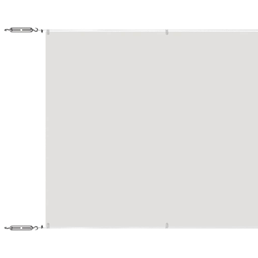 148162 vidaXL Vertical Awning White 100x1000 cm Oxford Fabric