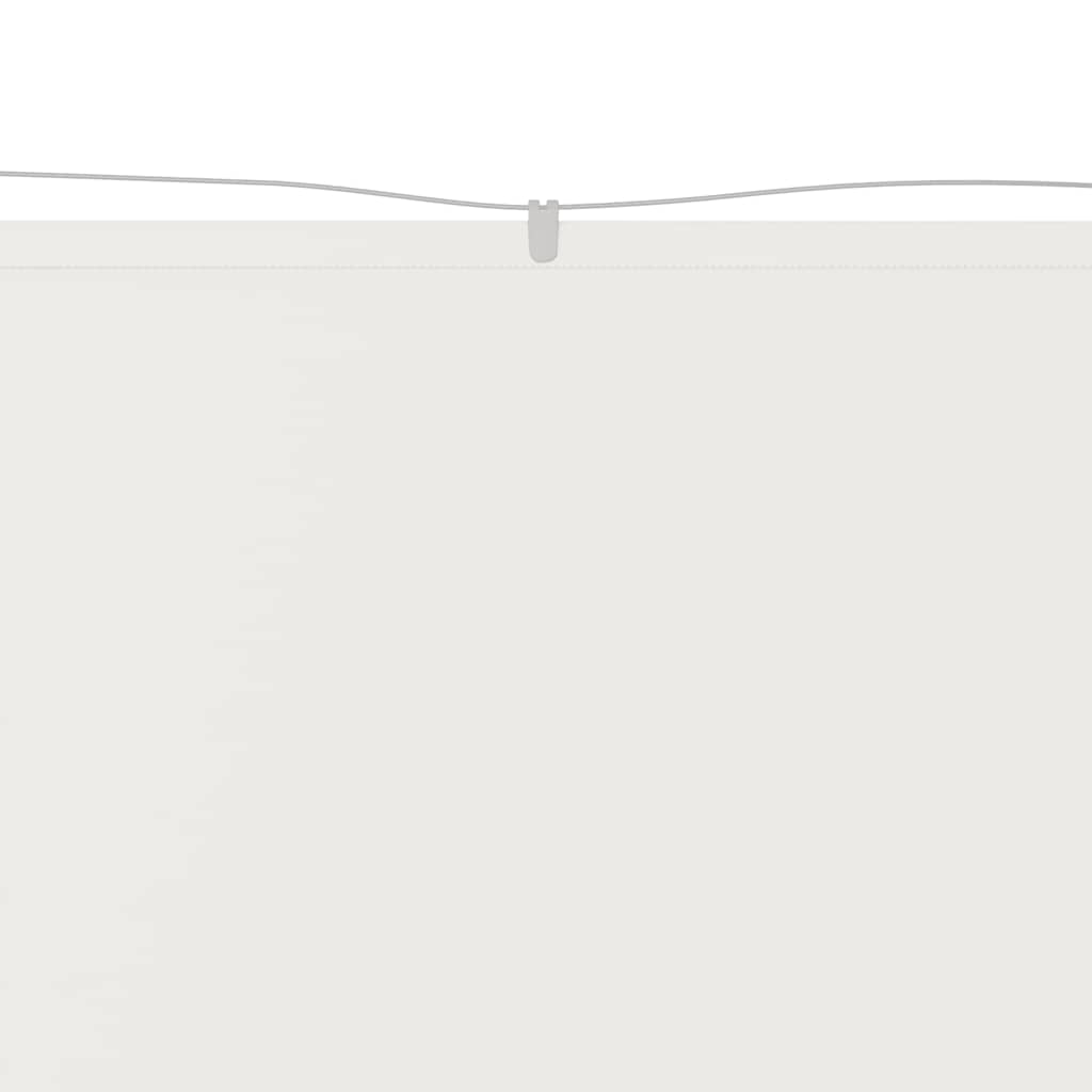 148167 vidaXL Vertical Awning White 140x600 cm Oxford Fabric