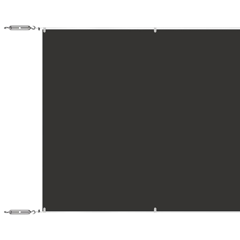 148211 vidaXL Vertical Awning Anthracite 100x1000 cm Oxford Fabric