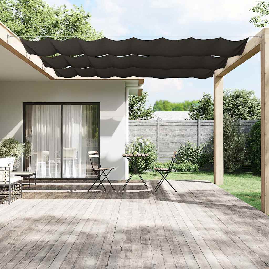 148211 vidaXL Vertical Awning Anthracite 100x1000 cm Oxford Fabric