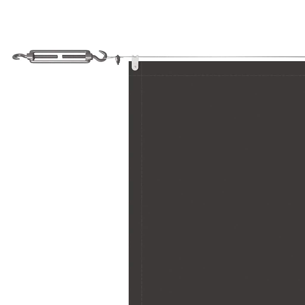 Vertical Awning Anthracite 140x600 cm Oxford Fabric