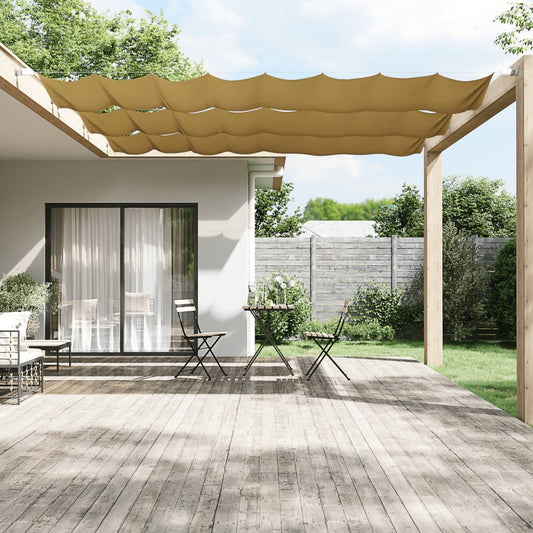 vidaXL Vertical Awning Beige 60x600 cm Oxford Fabric