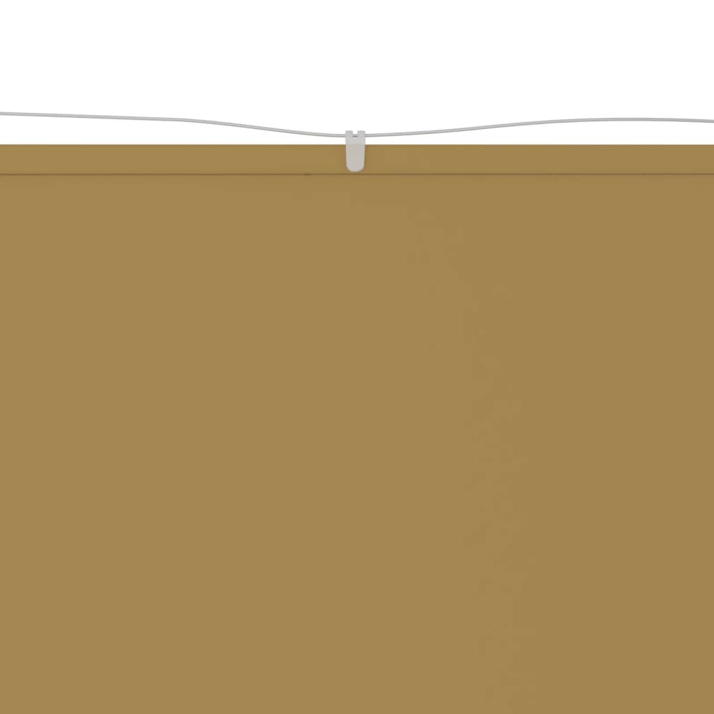 vidaXL Vertical Awning Beige 140x270 cm Oxford Fabric