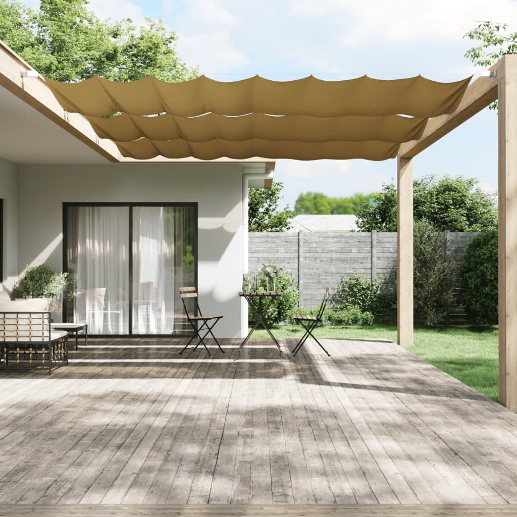 vidaXL Vertical Awning Beige 180x600 cm Oxford Fabric