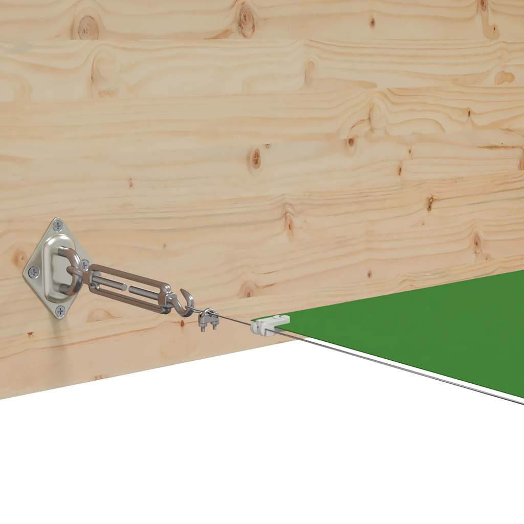 148302 vidaXL Vertical Awning Light Green 60x1000 cm Oxford Fabric