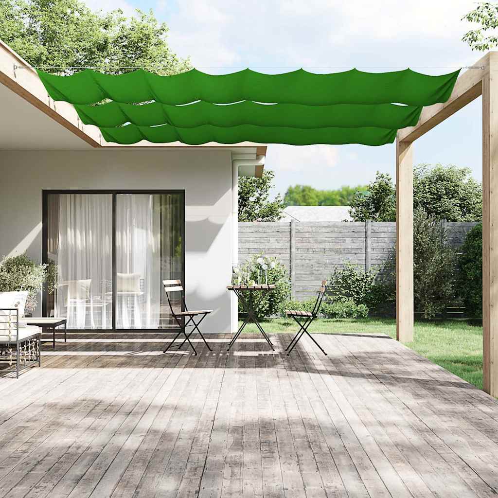 148307 vidaXL Vertical Awning Light Green 100x600 cm Oxford Fabric