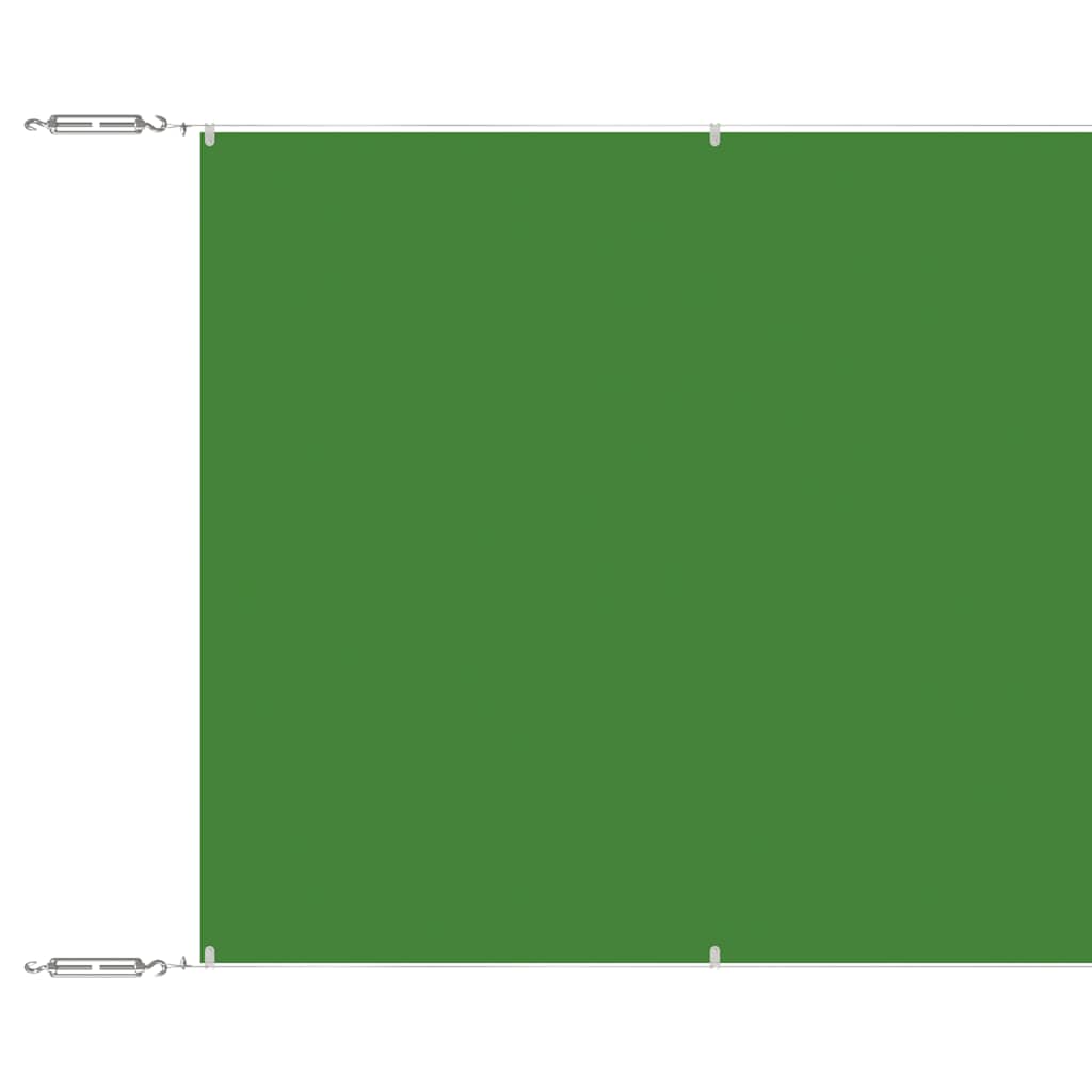148309 vidaXL Vertical Awning Light Green 100x1000 cm Oxford Fabric