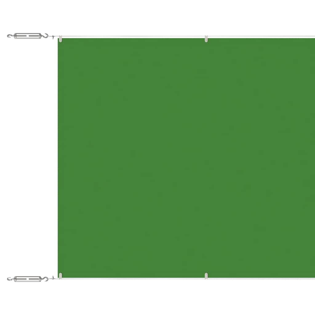 148310 vidaXL Vertical Awning Light Green 100x1200 cm Oxford Fabric