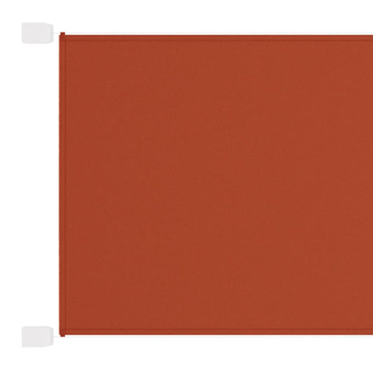 vidaXL Vertical Awning Terracotta 60x1200 cm Oxford Fabric