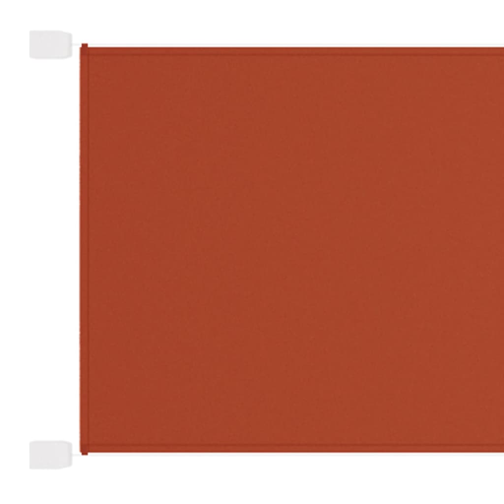 vidaXL Vertical Awning Terracotta 100x800 cm Oxford Fabric