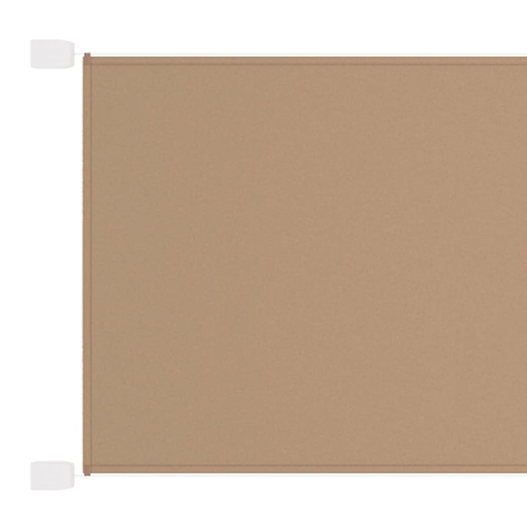 vidaXL Vertical Awning Taupe 60x360 cm Oxford Fabric