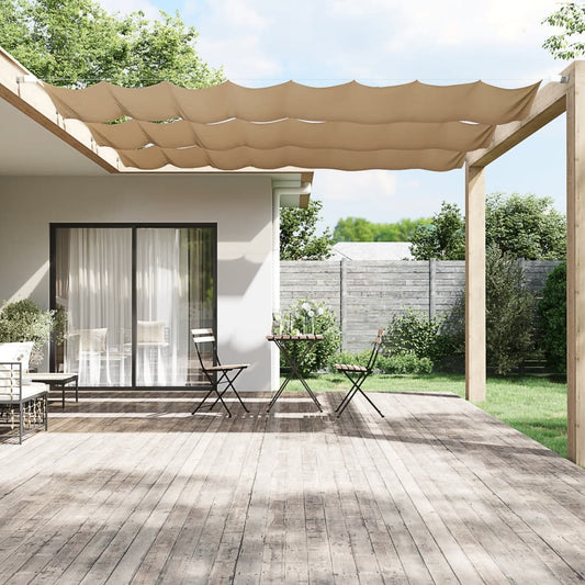 vidaXL Vertical Awning Taupe 60x360 cm Oxford Fabric