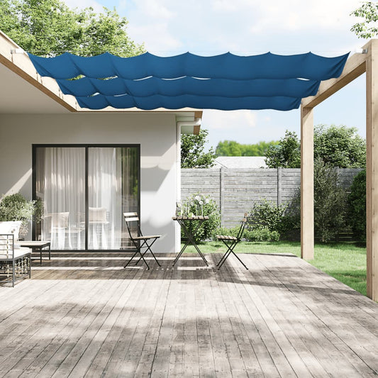 vidaXL Vertical Awning Blue 60x420 cm Oxford Fabric