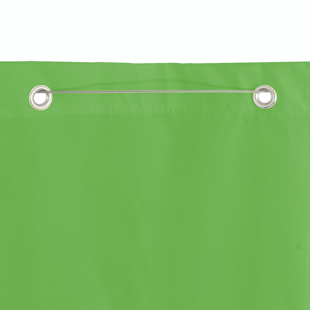 Balcony Screen Light Green 120x240 cm Oxford Fabric