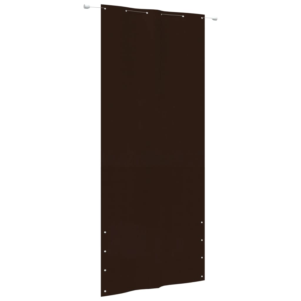 vidaXL Balcony Screen Brown 120x240 cm Oxford Fabric