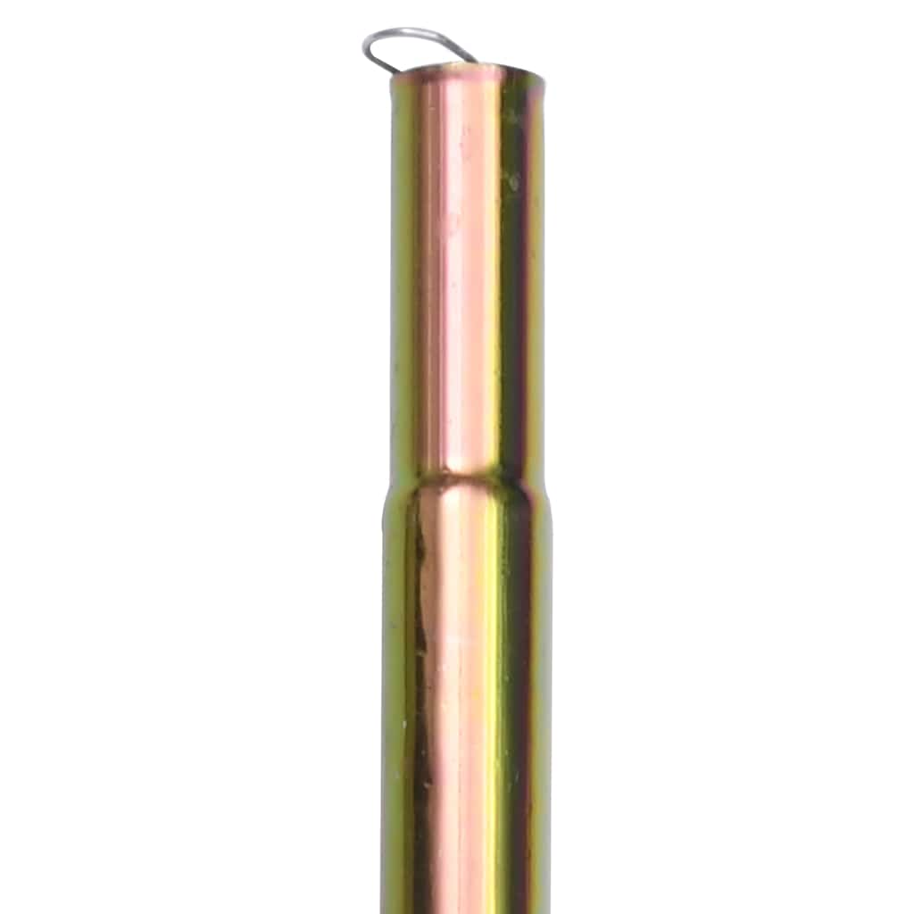 315217 vidaXL Telescopic Tent Poles with Length of 170-255 cm 2 pcs Galvanised Steel