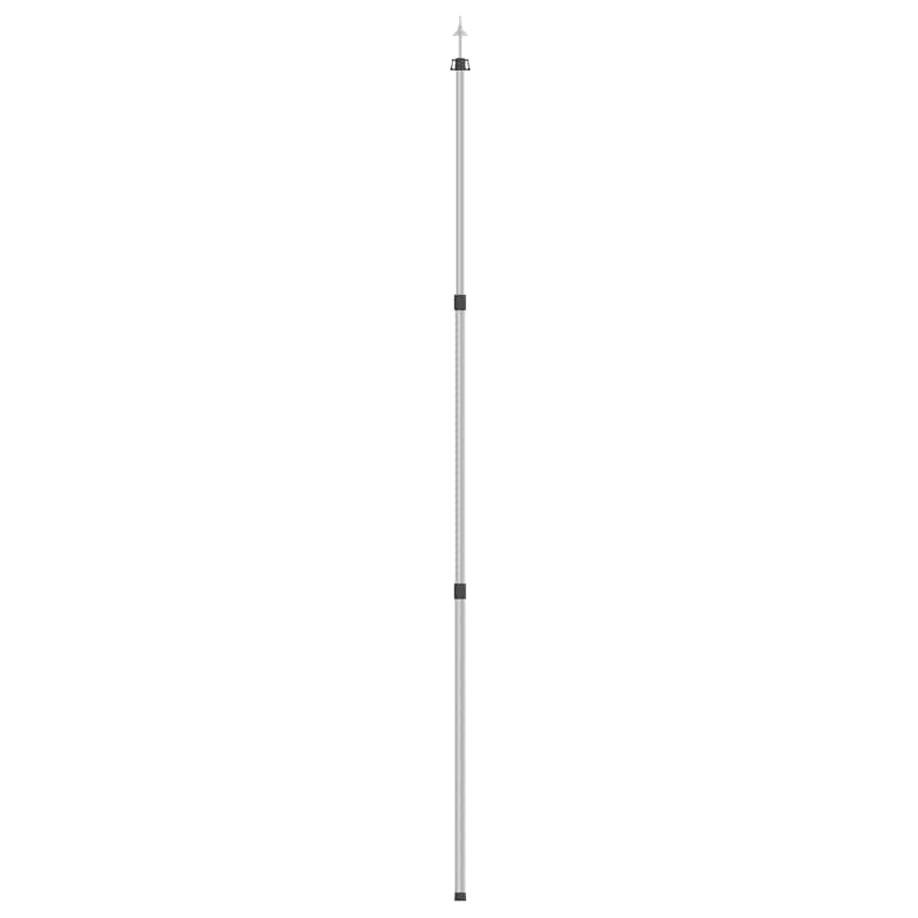 315218 vidaXL Telescopic Tarp Pole with Length of 102-260 cm Aluminum