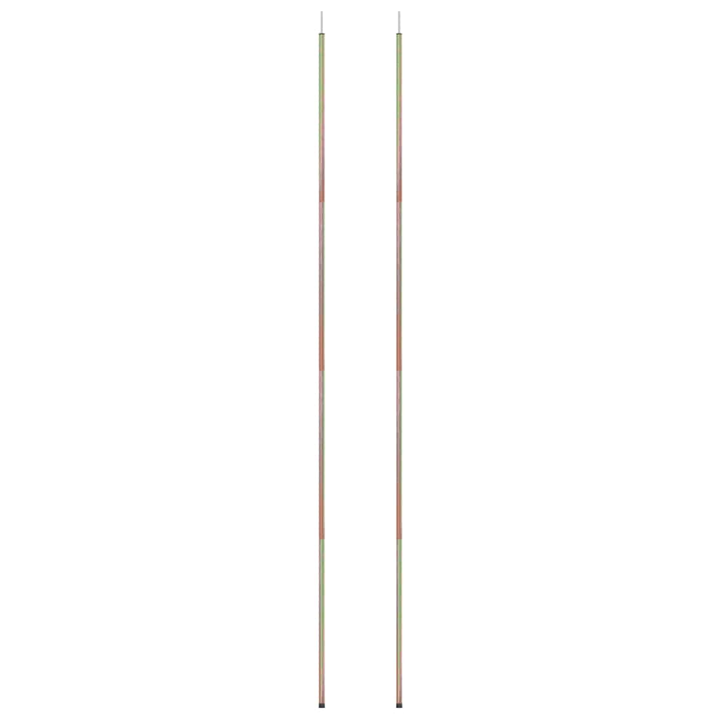 Sunshade Sail Poles 2 pcs 250 cm Galvanised Steel