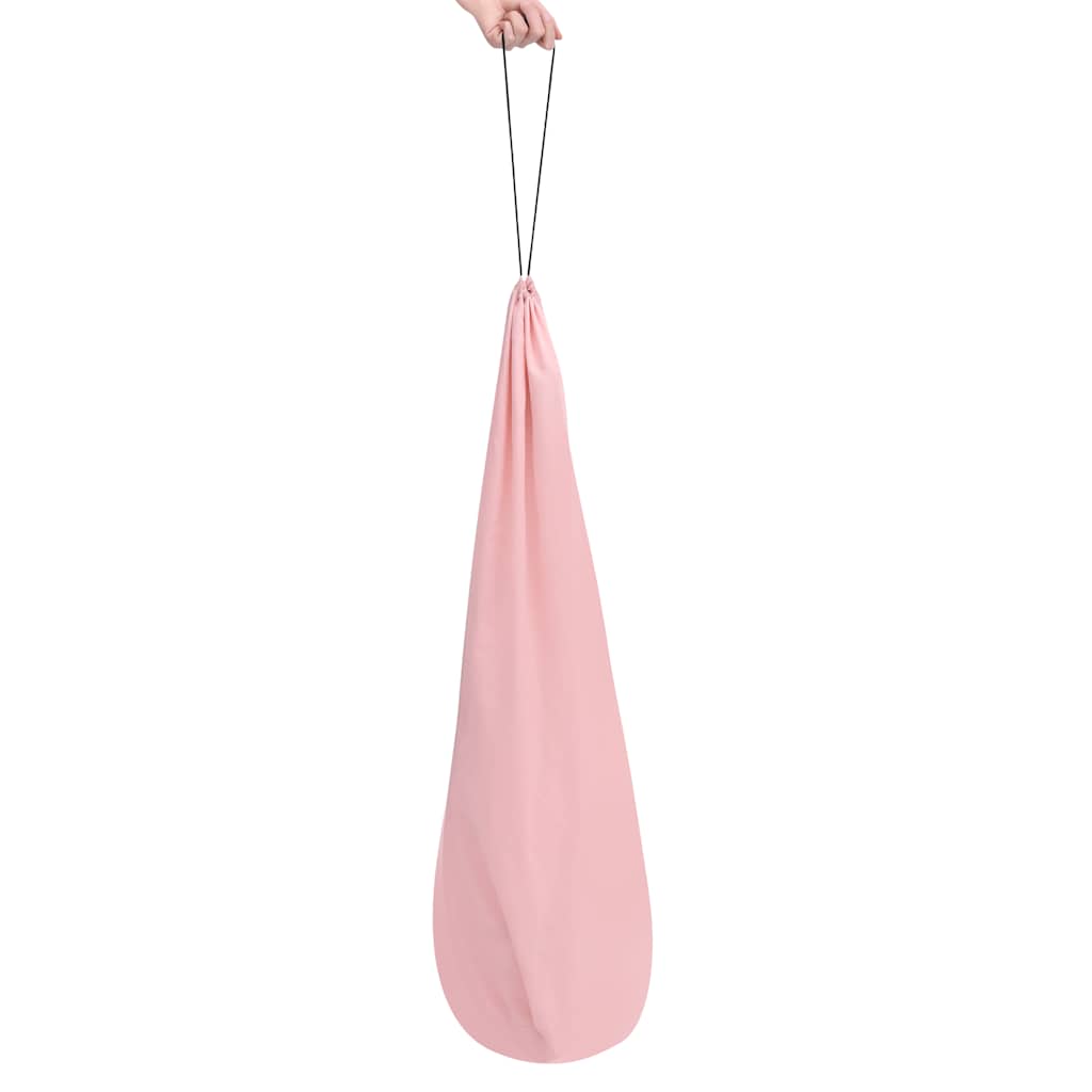 Children Teepee Tent with Bag Peach Skin Pink 120x120x150 cm