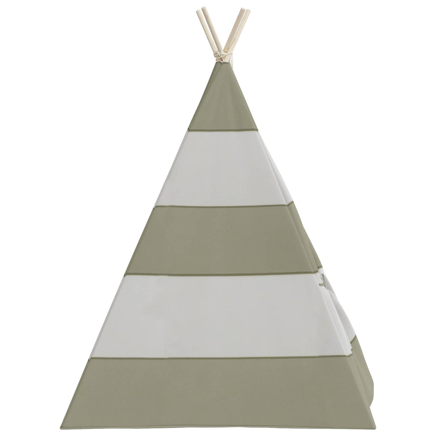 Children Tent Grey and White 120 x 120 x 150 cm Solid pine wood