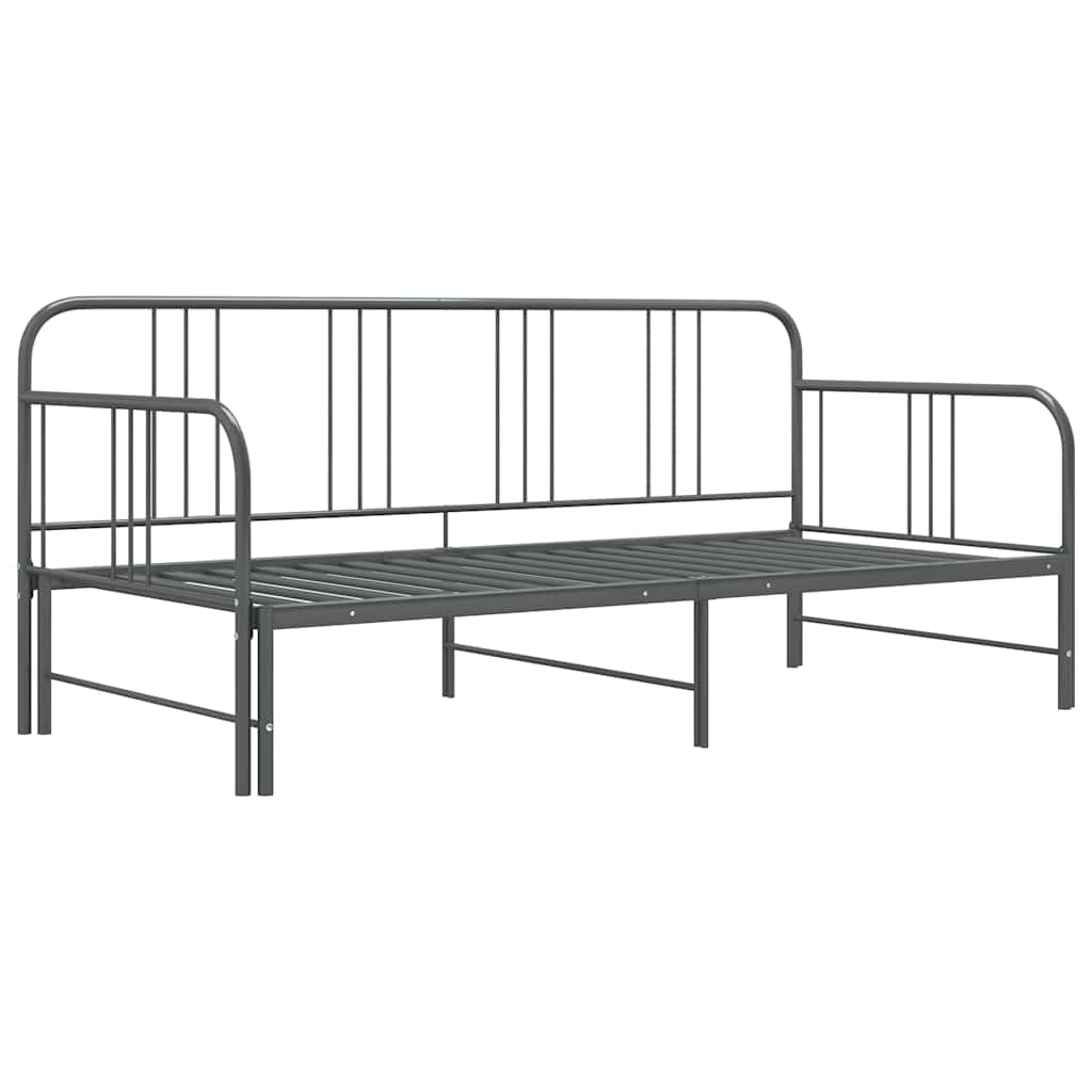 Sofa Bed Frame | Grey | Powder-coated metal | 90x200cm