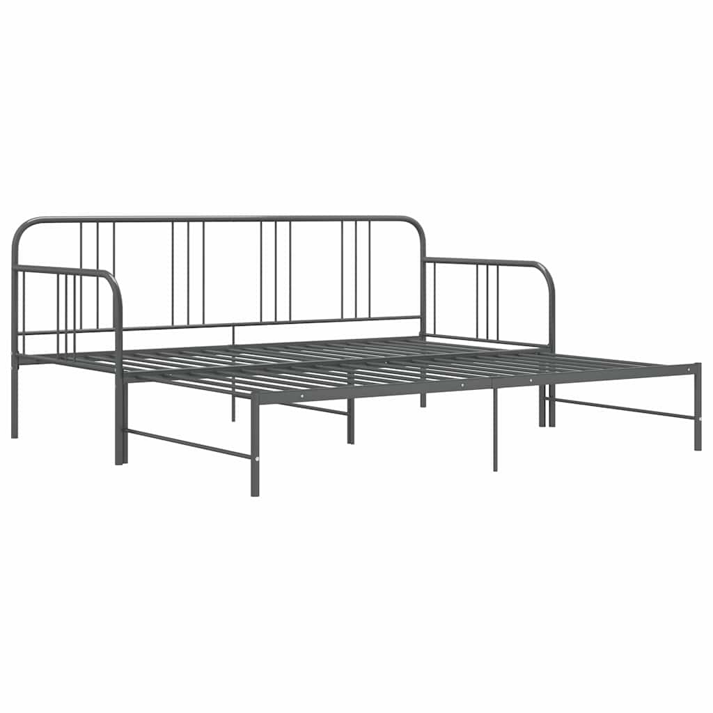 Sofa Bed Frame | Grey | Powder-coated metal | 90x200cm
