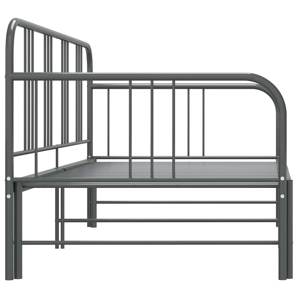 Sofa Bed Frame | Grey | Powder-coated metal | 90x200cm
