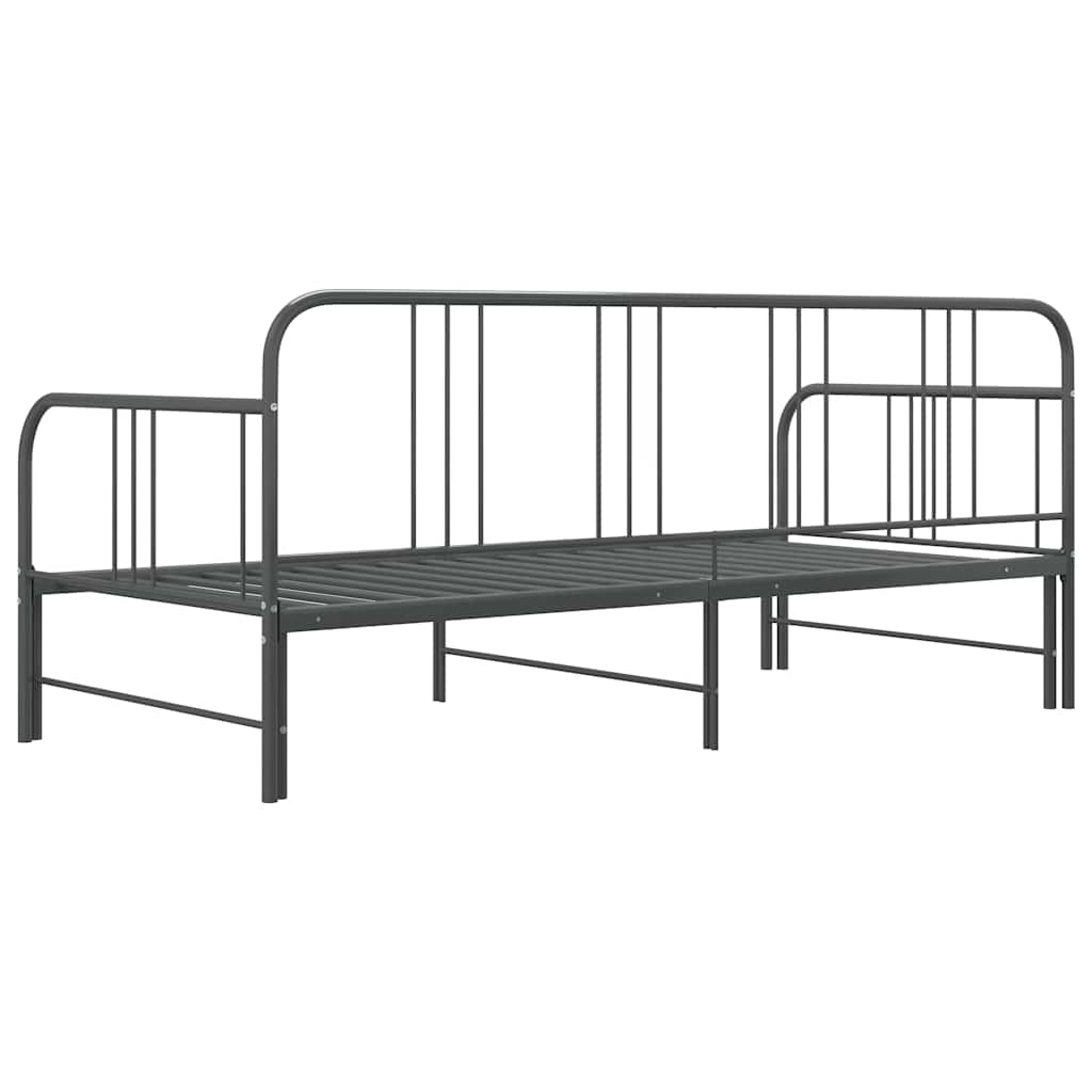 Sofa Bed Frame | Grey | Powder-coated metal | 90x200cm