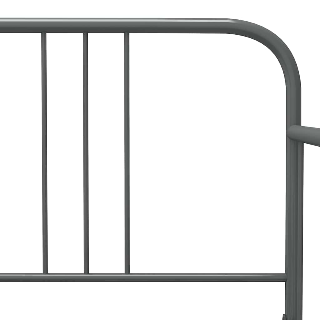 Sofa Bed Frame | Grey | Powder-coated metal | 90x200cm