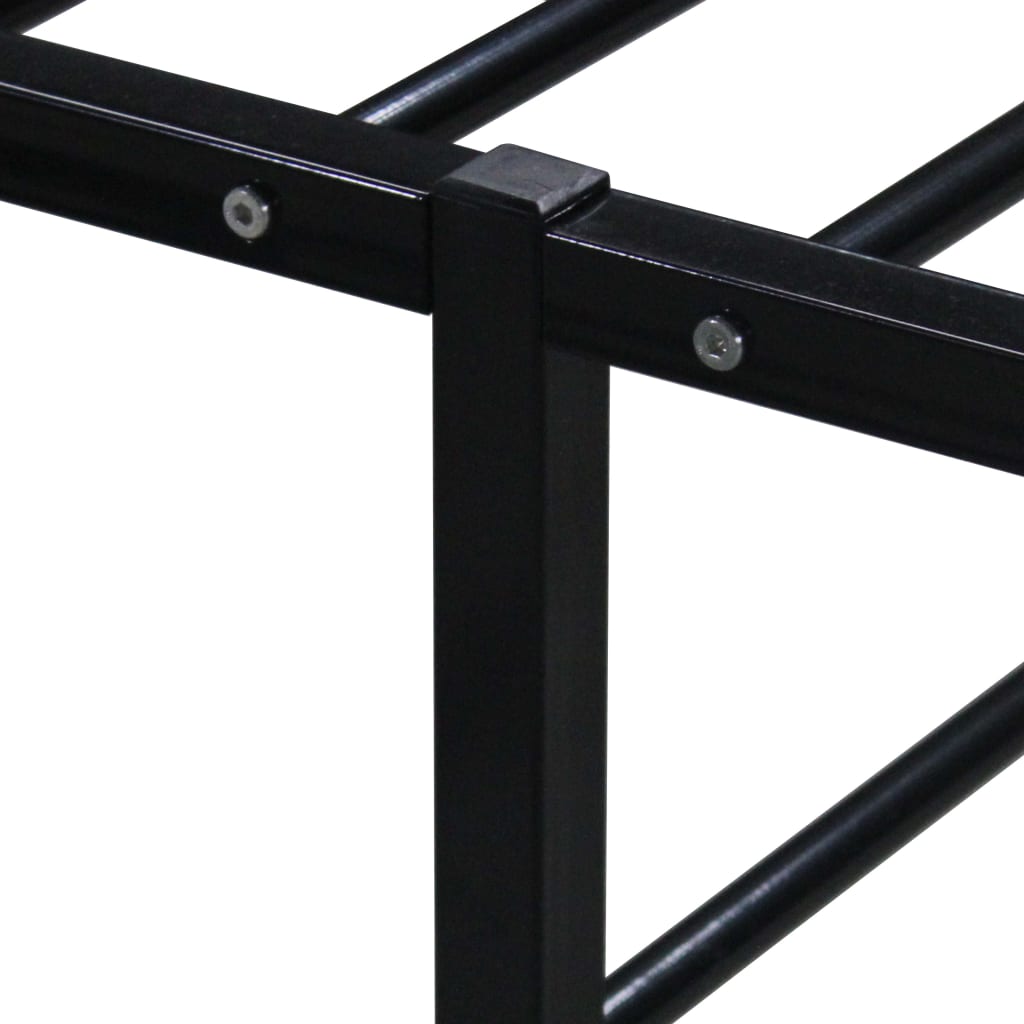 Bed Frame | Black | Metal | 120x200 cm | Bed Frame | Rectangular | Modern