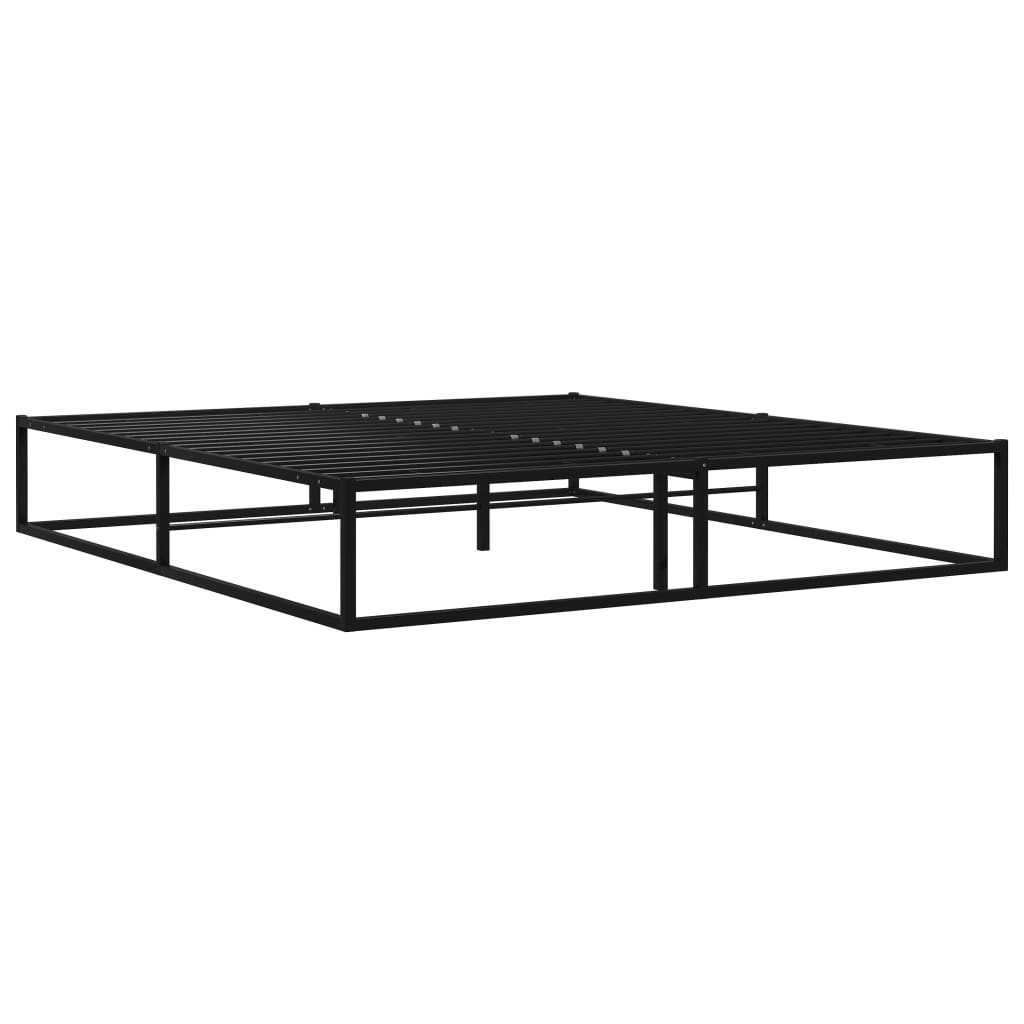 Bed Frame | Black | Powder-coated metal | Super King | Durable