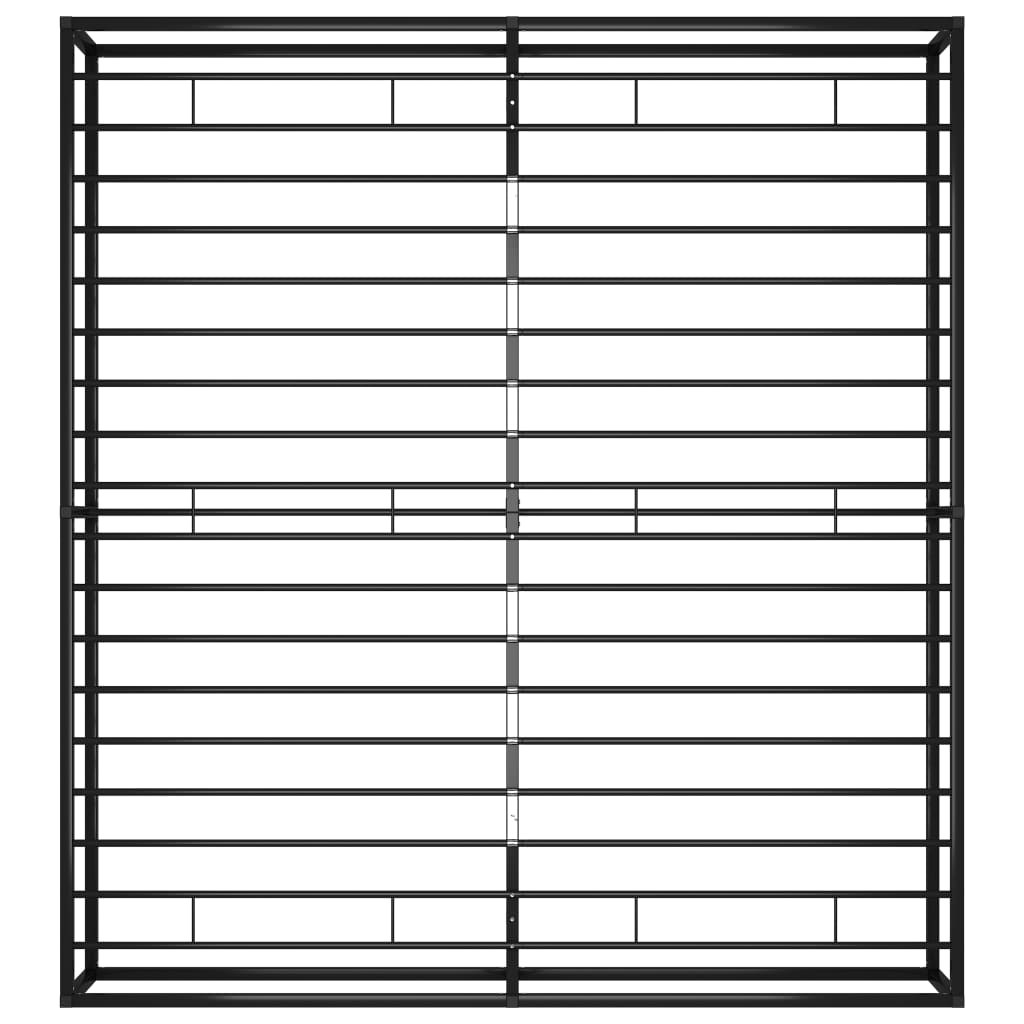Bed Frame | Black | Powder-coated metal | Super King | Durable