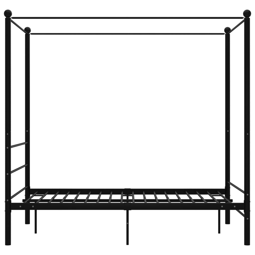 Bed Frame | Black | Powder-coated metal | Double | Bed Frame