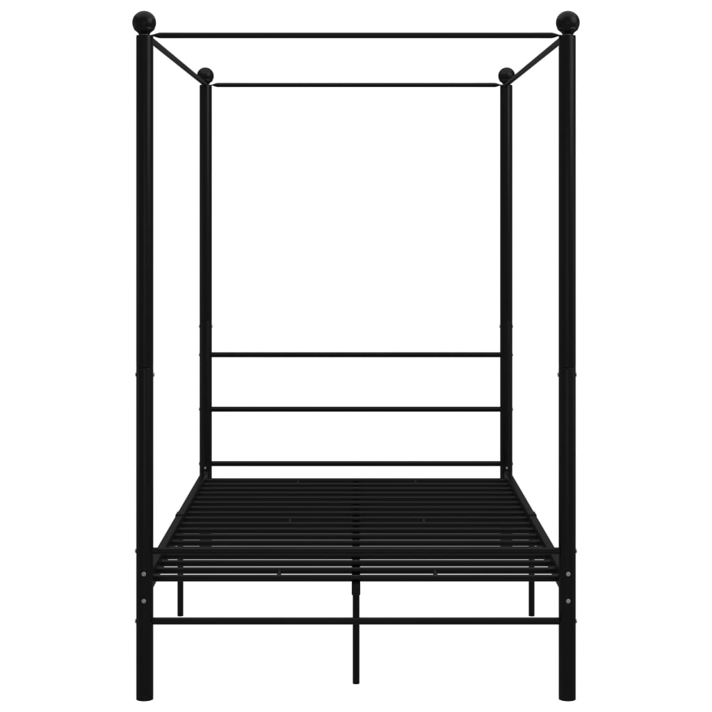 Bed Frame | Black | Powder-coated metal | Double | Bed Frame