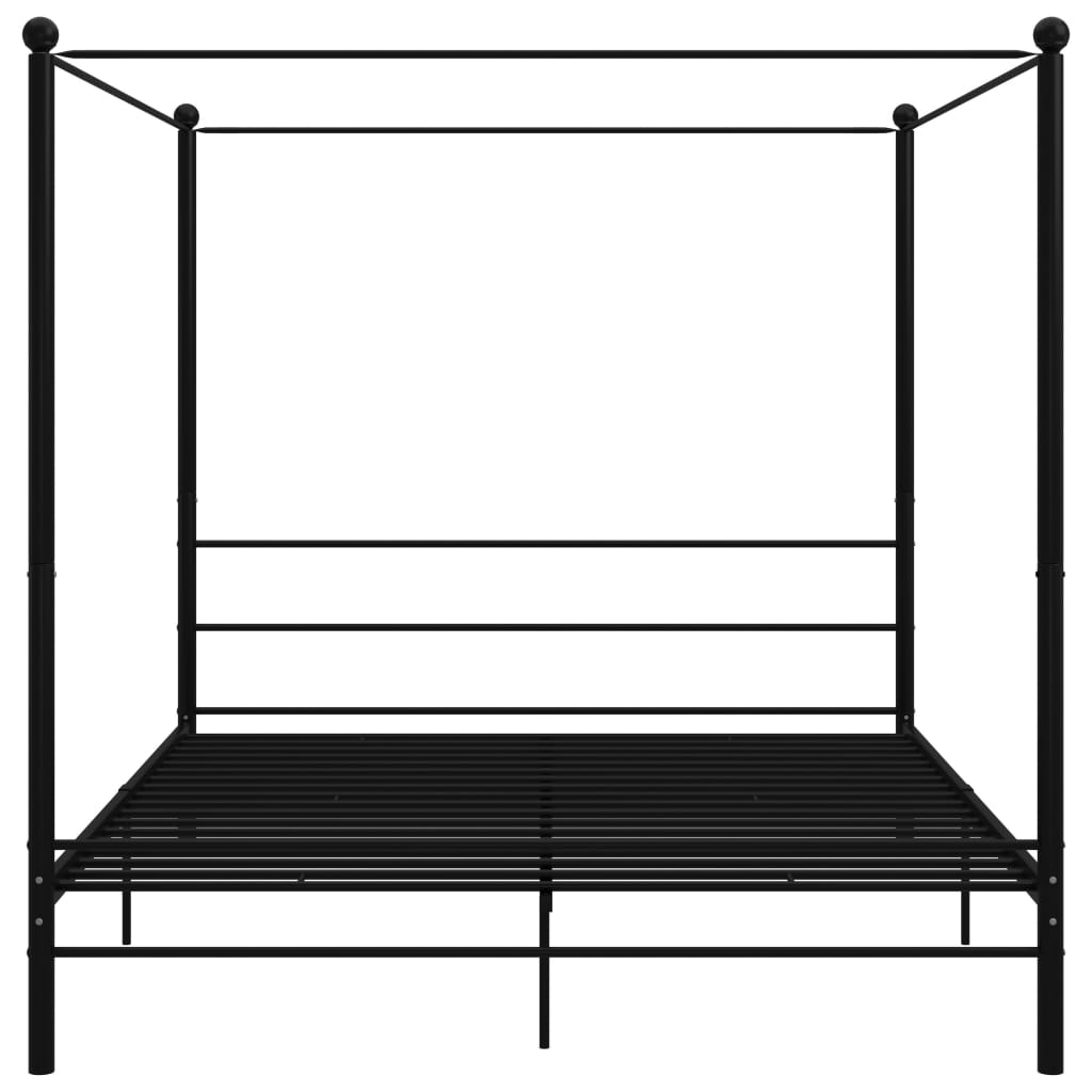 Bed Frame | Black | Powder-coated metal | Super King | Bed Frame