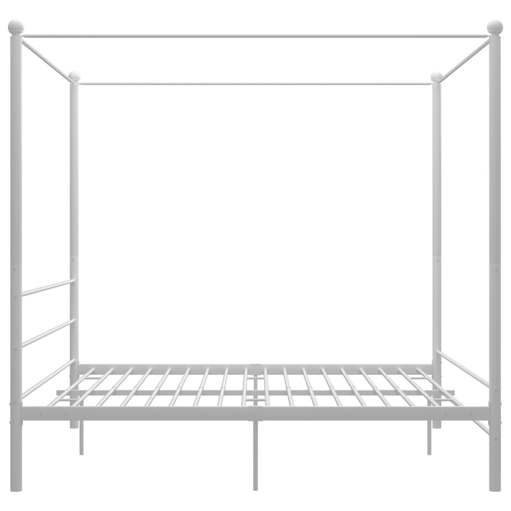 Bed Frame | White | Powder-coated metal | Super King