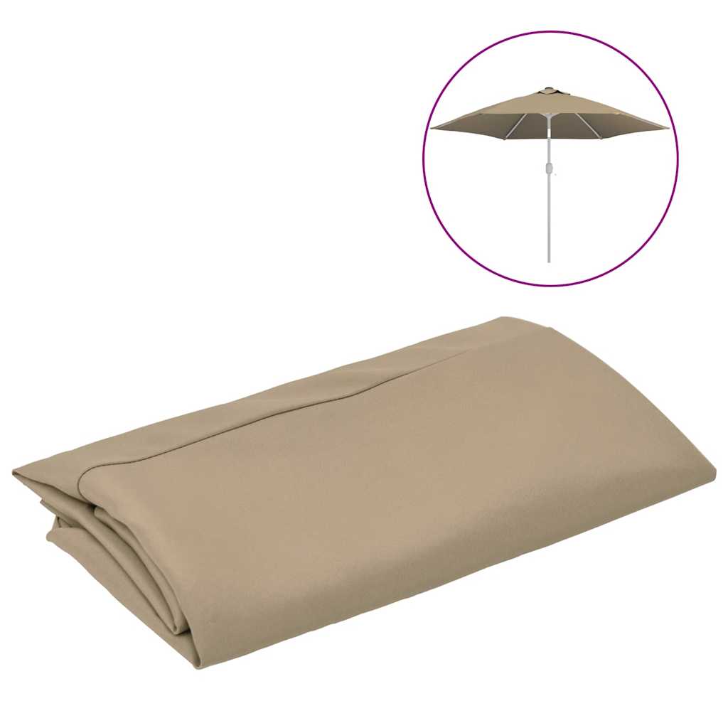 Replacement Fabric | Taupe | 100% polyester | 300 cm diameter