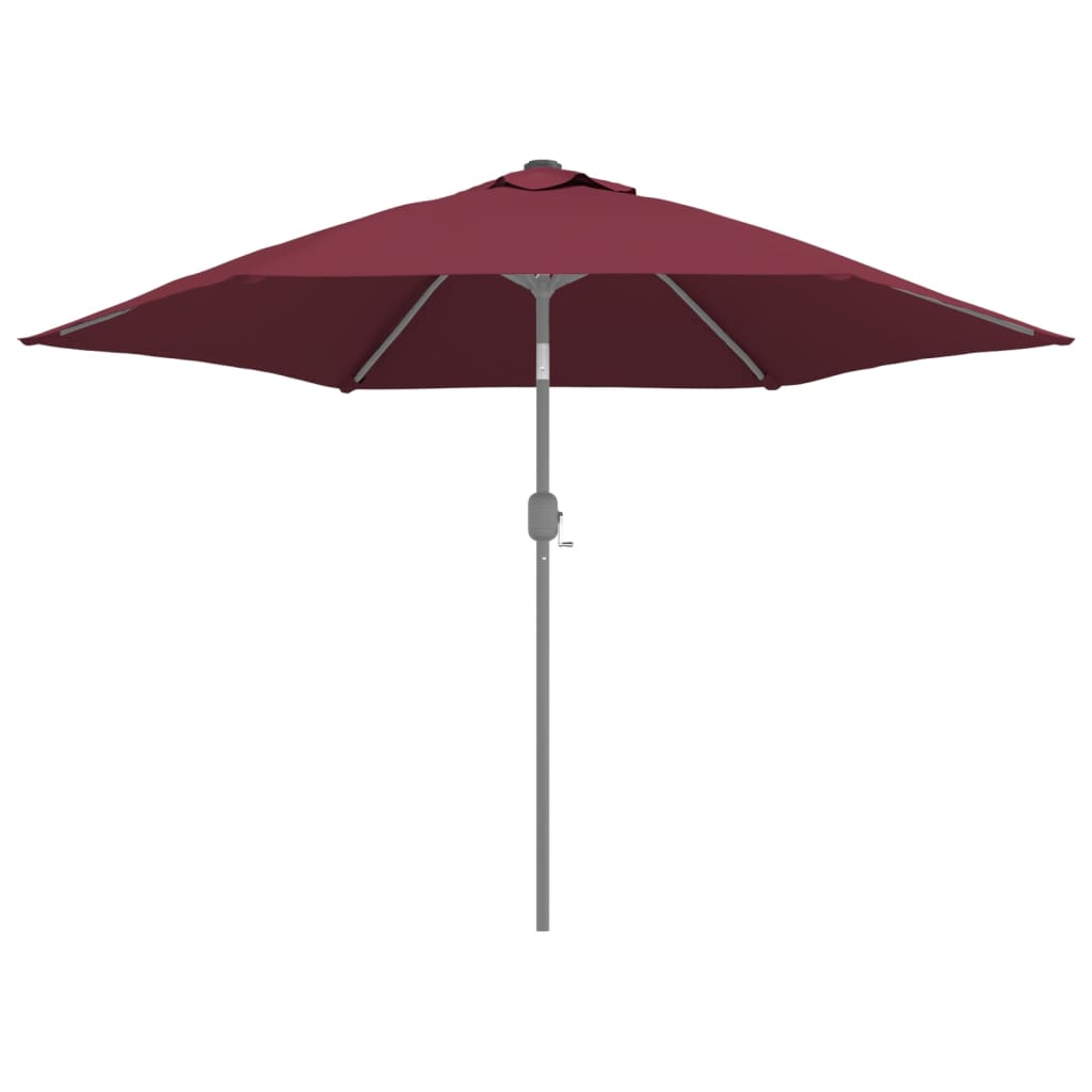 vidaXL Replacement Fabric for Outdoor Parasol Bordeaux Red 300 cm