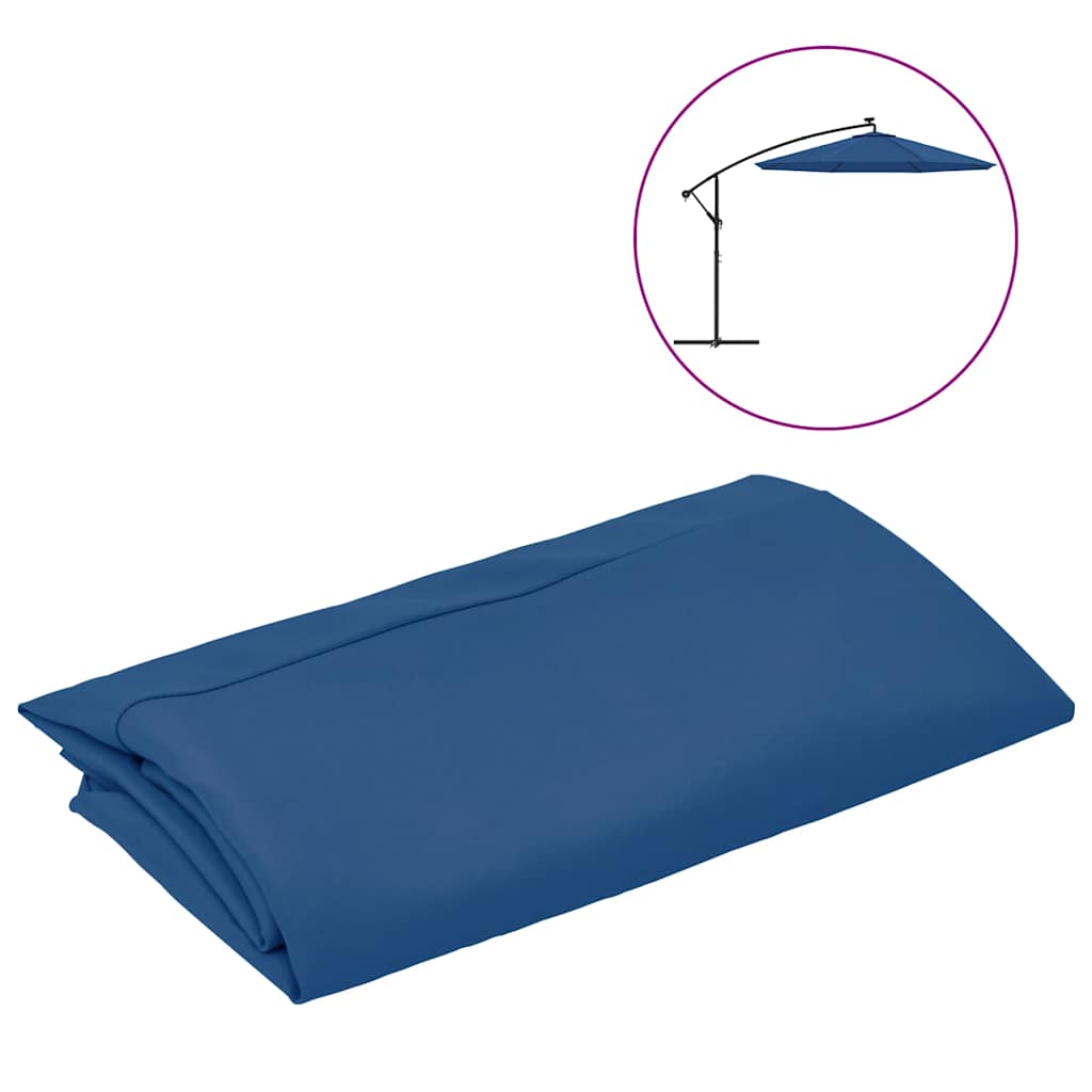 Replacement Fabric for Cantilever Umbrella Azure Blue 300 cm