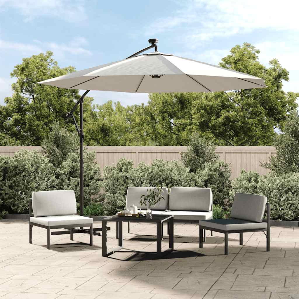 Replacement Fabric for Cantilever Umbrella Sand White 350 cm