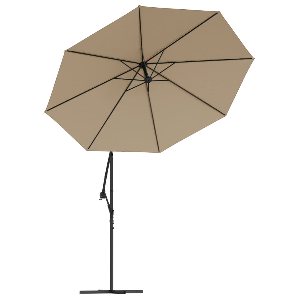 vidaXL Replacement Fabric for Cantilever Umbrella Taupe 350 cm