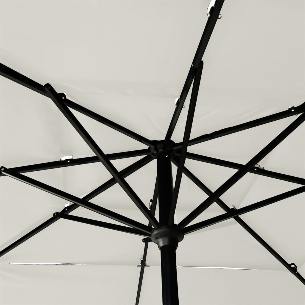 Parasol | Sand | Polyester | 2.5 m x 2.5 m | UV-resistant materials